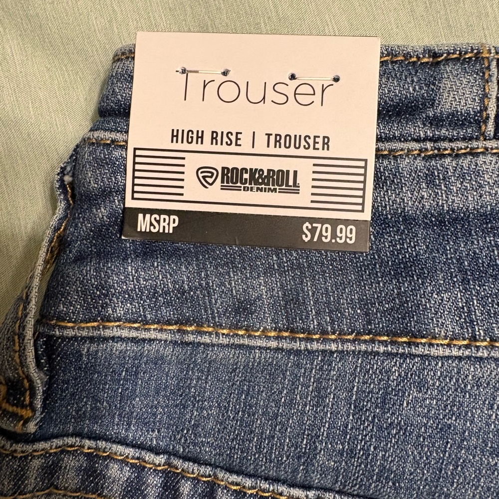 Rock & Roll Denim High Rise Jeans